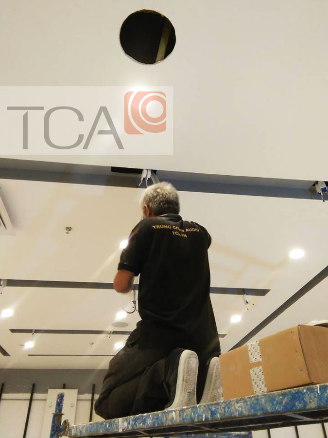 TCA setup hệ thông loa âm trần cho Canifa – Vivo City tại Quận 7