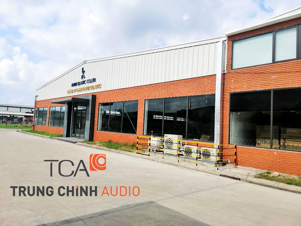 TCA thiết kế hệ thống thông báo cho nhà xưởng công ty Kintex Elastic