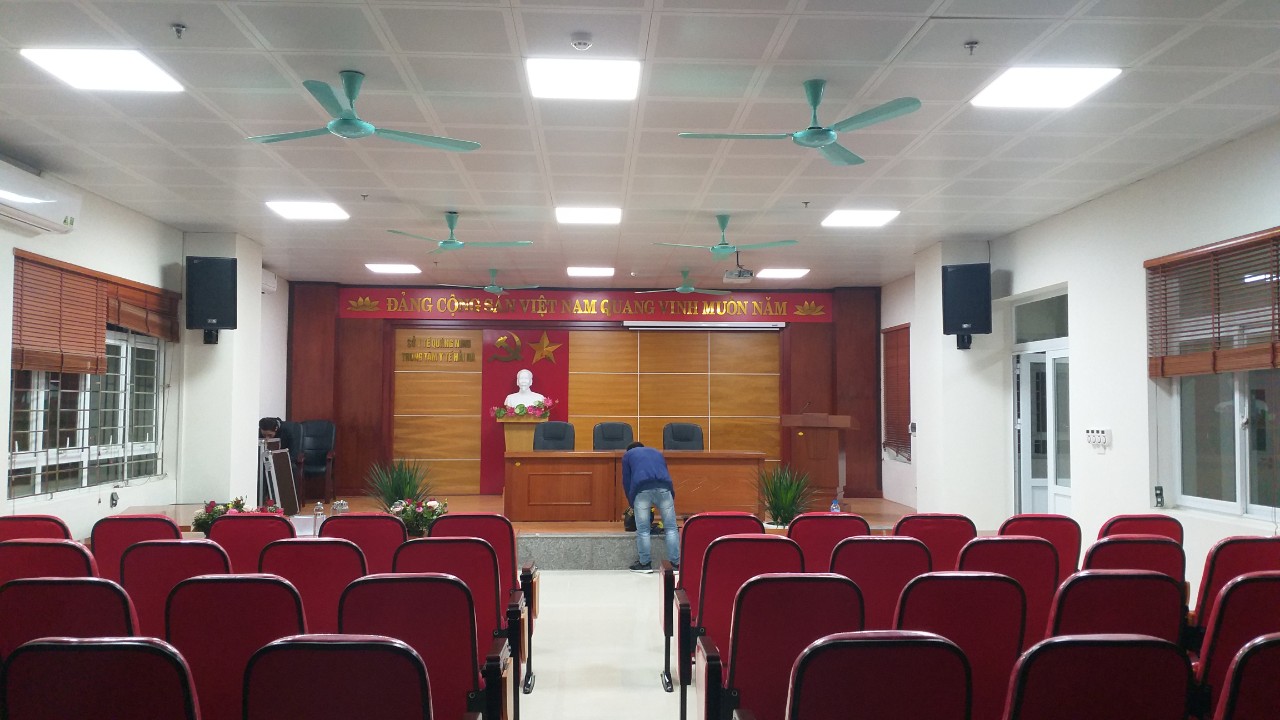 Lắp đặt âm thanh hội trường Trung tâm y tế Hải Hà Quảng Ninh