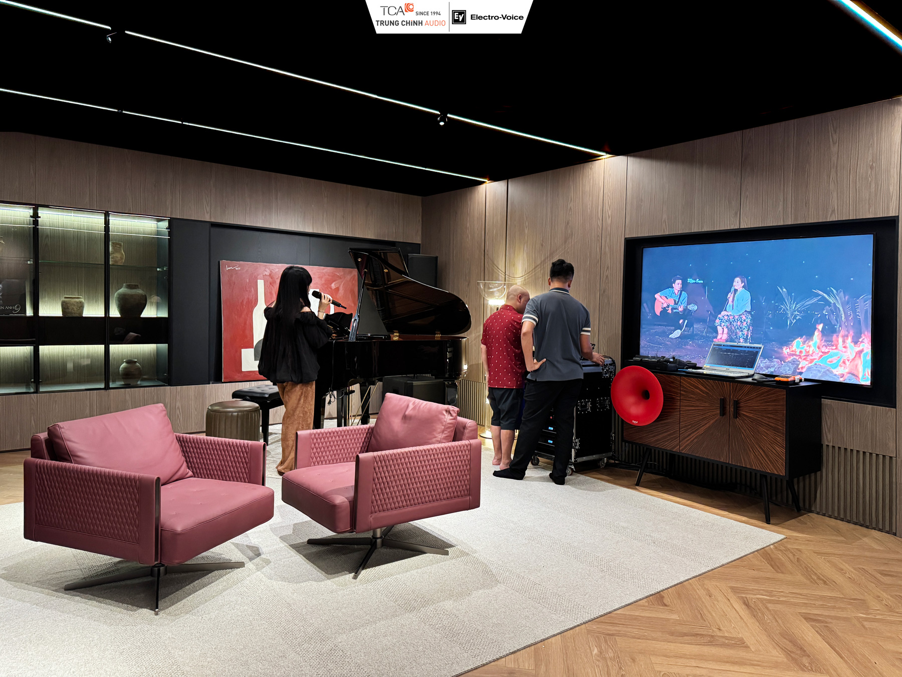 Thi công dàn karaoke gia đình VIP Electro-Voice Kiêu Kỵ