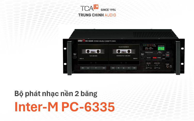 Bộ phát nhạc nền 2 băng Inter-M PC-6335