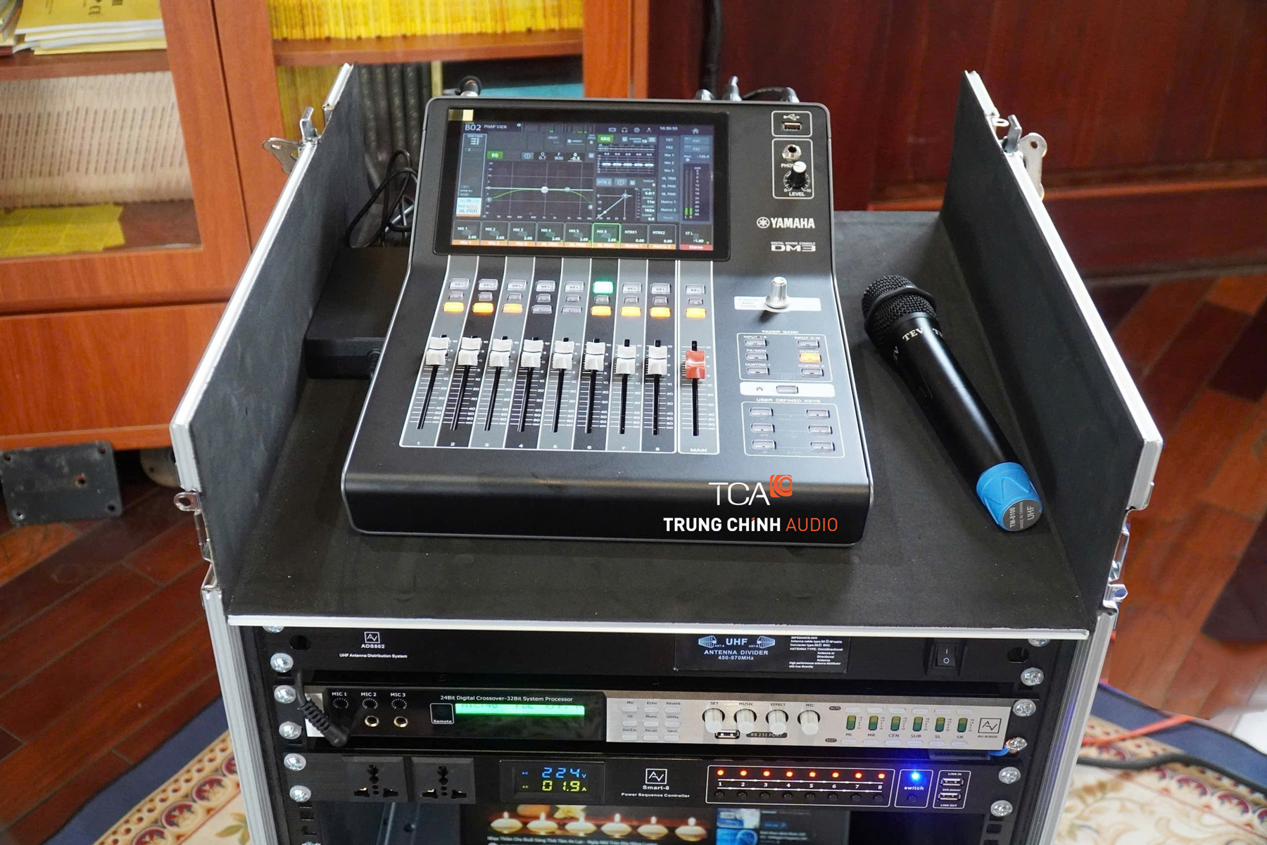 Mixer Yamaha DM3S karaoke gia đình