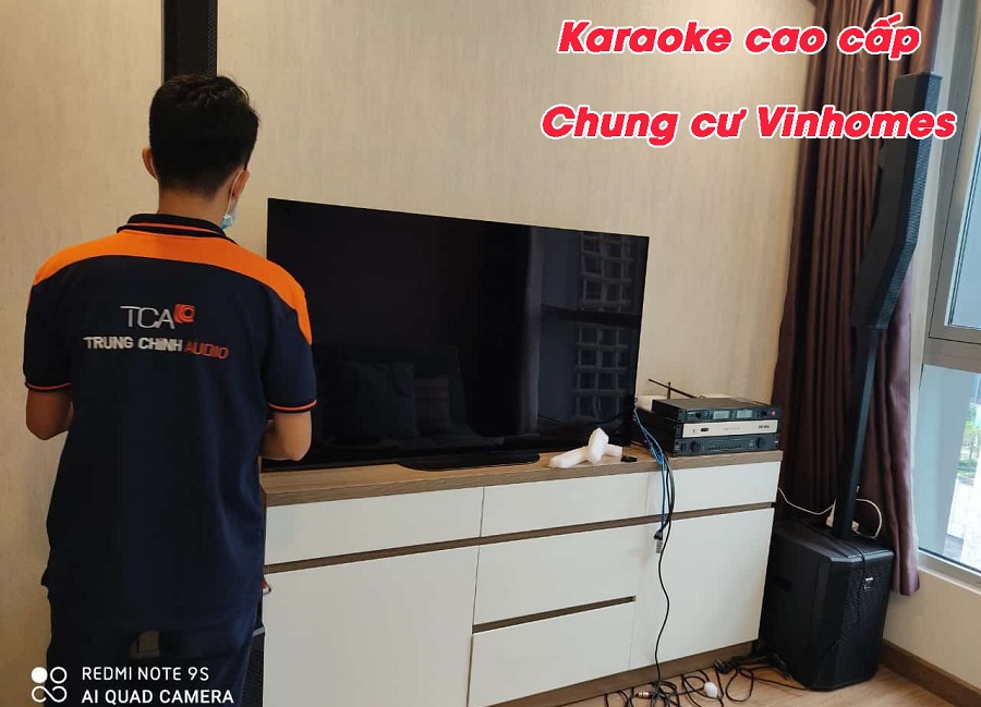Âm thanh karaoke cao cấp: Chung cư Vinhomes Central Park Landmark 6