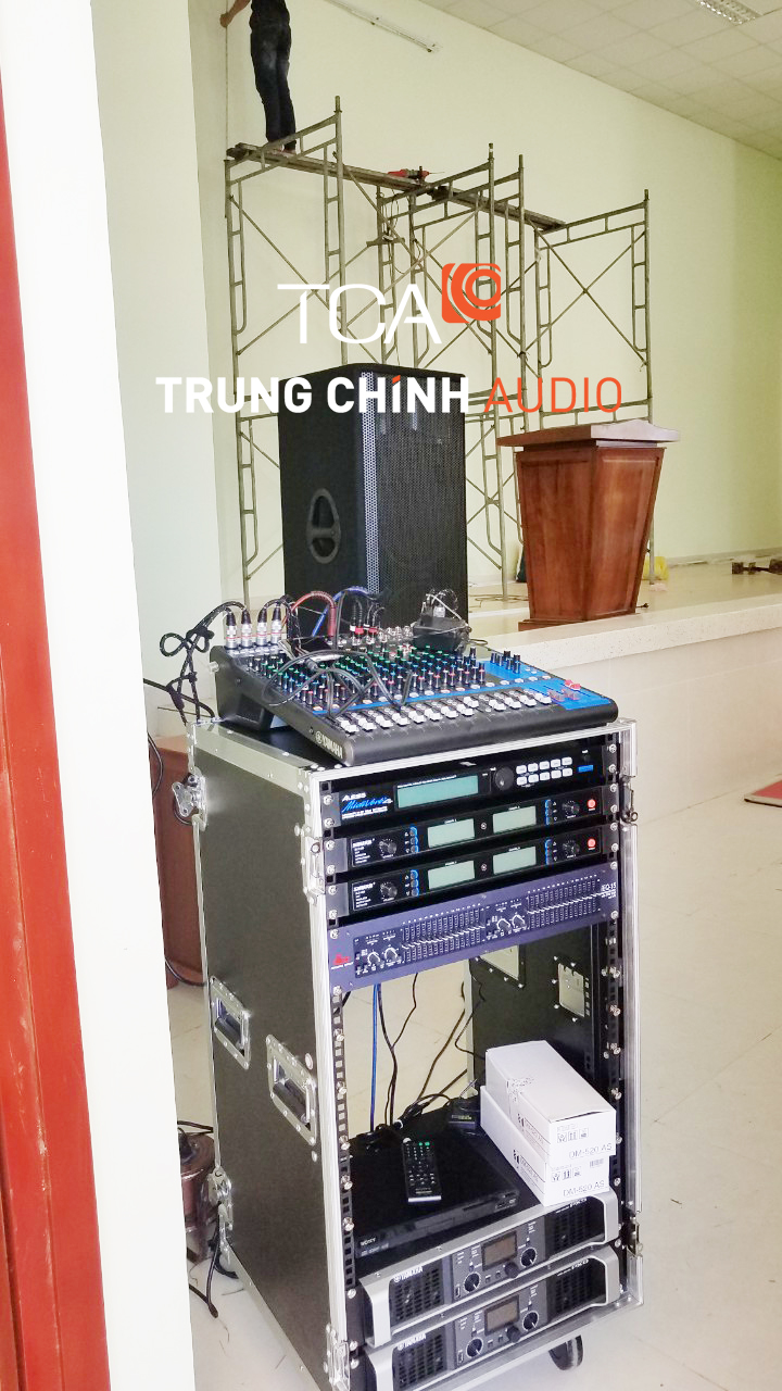 Lắp đặt hệ thống âm thanh tại trường THPT Thạnh Phước