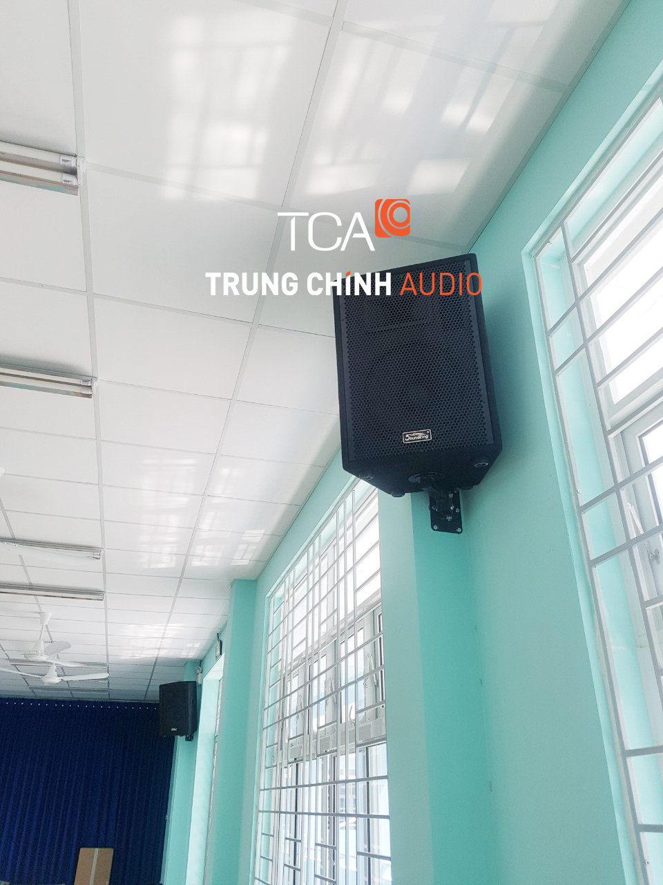 Lắp đặt hệ thống âm thanh tại trường Tiểu học Bình Chánh – HCM
