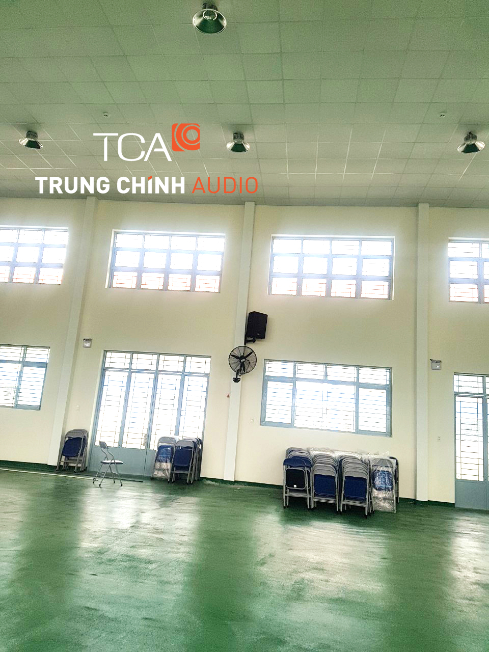 Lắp đặt hệ thống âm thanh thông báo TOA tại trường THCS PHONG PHÚ