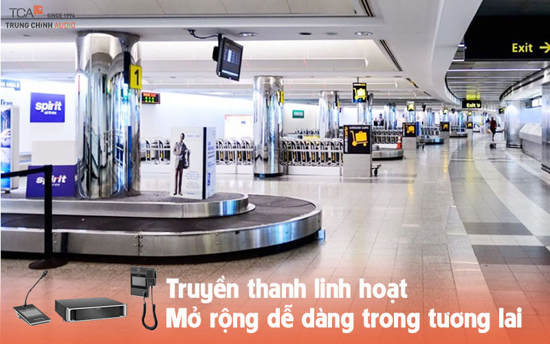 Truyền thanh linh hoạt và mở rộng dễ dàng trong tương lai