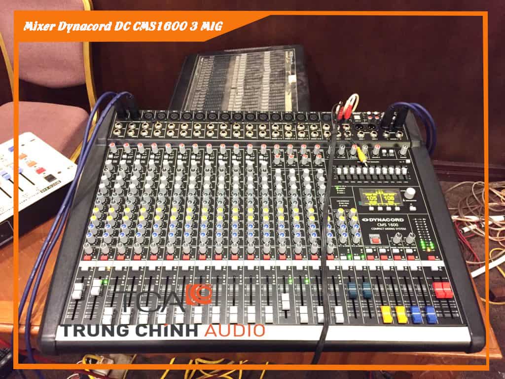 Mixer Dynacord DC CMS1600 3 MIG cho sân khấu khách sạn Sài Gòn Hạ Long