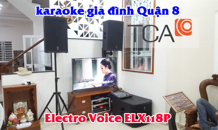 Bộ dàn karaoke gia đình Quận 8: Loa Electro Voice ELX118P