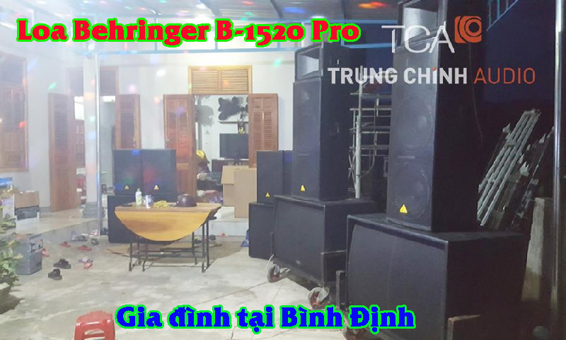 Bộ dàn karaoke gia đình tại Bình Định: Loa Behringer B-1520 Pro