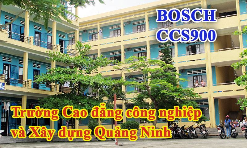 Âm thanh phòng họp Bosch: Trường Cao đẳng Công Nghiệp và Xây Dựng Quảng Ninh