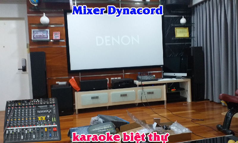 Bộ dàn karaoke biệt thự gia đình Grandview A: Mixer Dynacord