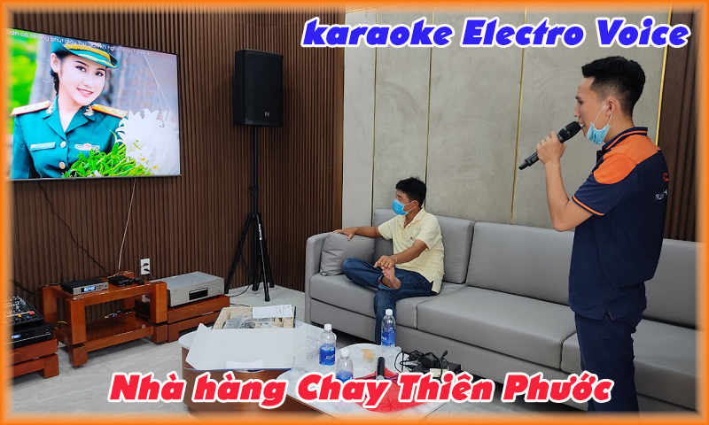 Âm thanh karaoke cao cấp: Nhà hàng Chay Thiên Phước