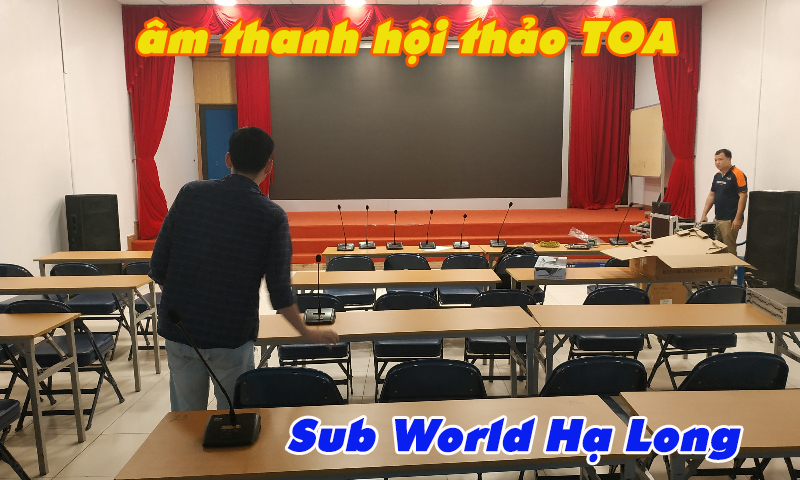 Âm thanh hội thảo TOA, JTS: phòng họp Tập đoàn Sun World Hạ Long