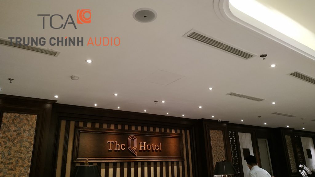 Lắp đặt hệ thống âm thanh nhạc nền thông báo The Q Hotel Hanoi