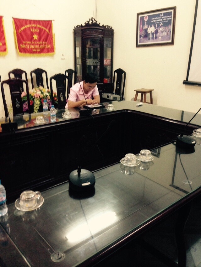 TCA cung cấp âm thanh phòng họp: Sở thông tin và truyền thông tỉnh Nam Định