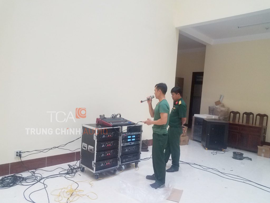 TCA hoàn thành hệ thống âm thanh tại Lữ Đoàn 950 đảo Phú Quốc