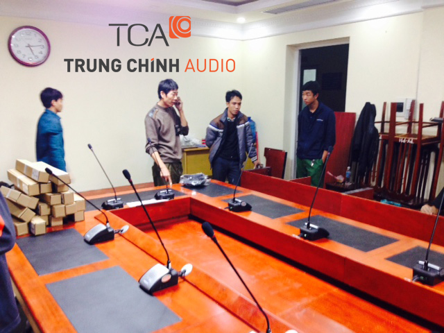 TCA lắp đặt âm thanh phòng họp: CÔNG TY THAN NAM MẪU-TKV