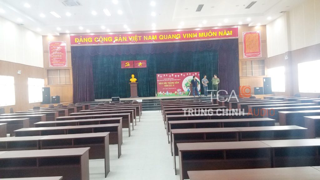TCA thiết kế hệ thống âm thanh cho hội trường công an quận 8 thành phố Hồ Chí Minh