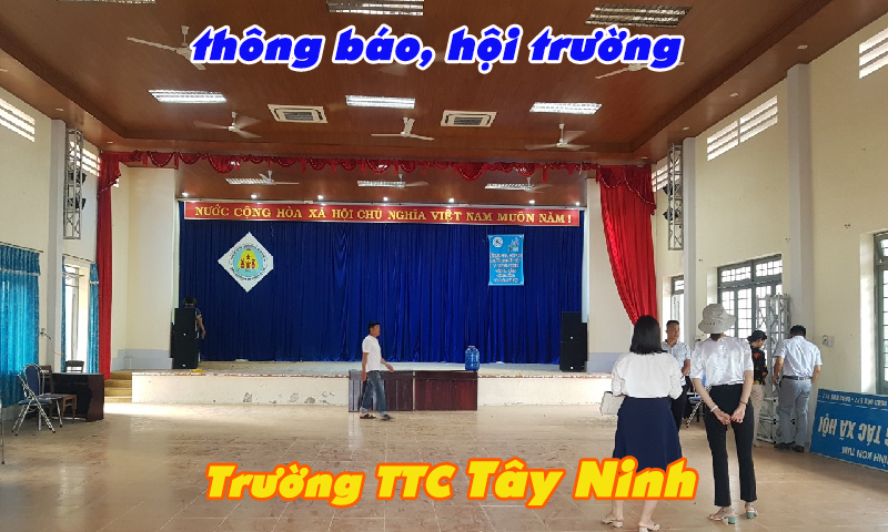 Âm thanh thông báo TOA, hội trường: Trường Liên cấp TTC Tây Ninh