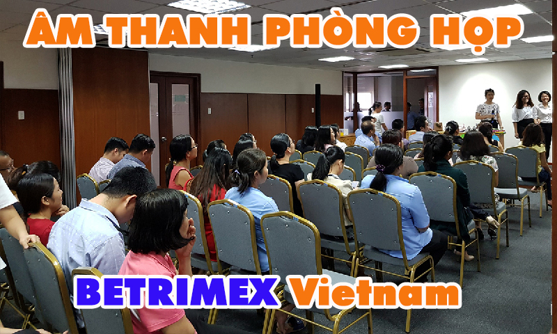 Hệ thống âm thanh phòng họp: Doanh nghiệp Betrimex Vietnam