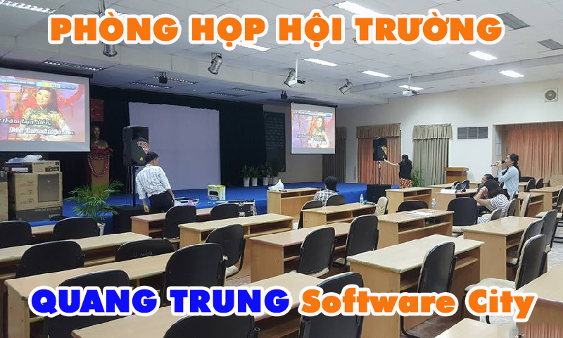Âm thanh phòng họp hội trường: Quang Trung Software City