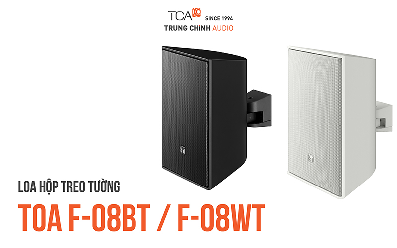 Loa hộp treo tường TOA F-08BT / F-08WT