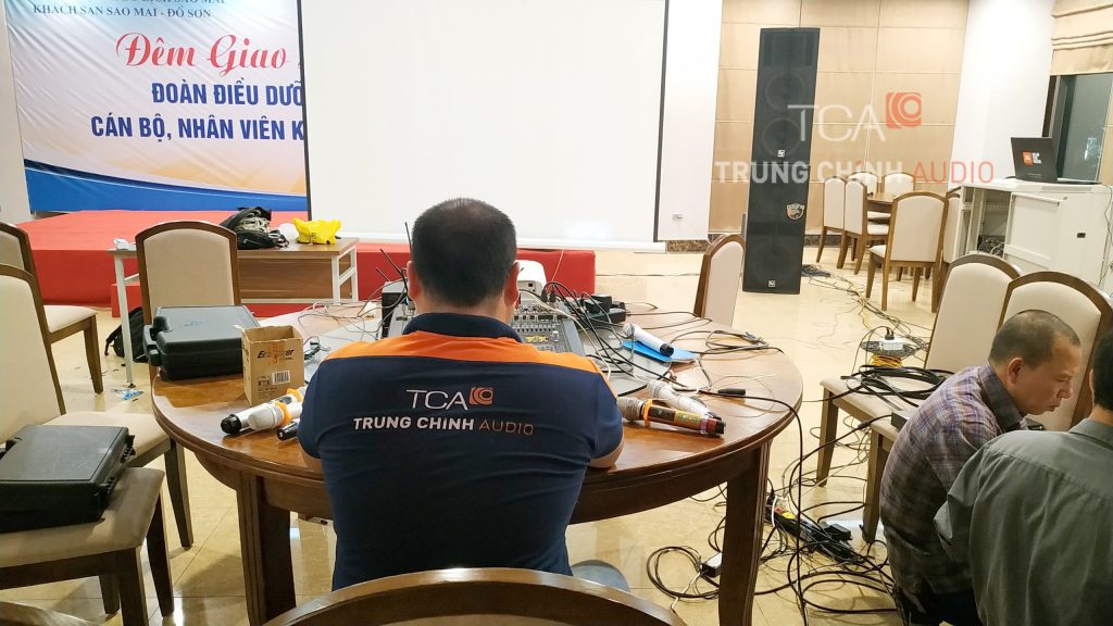 TCA cung cấp lắp đặt hệ thống âm thanh cho khách sạn Sao Mai – Đồ Sơn