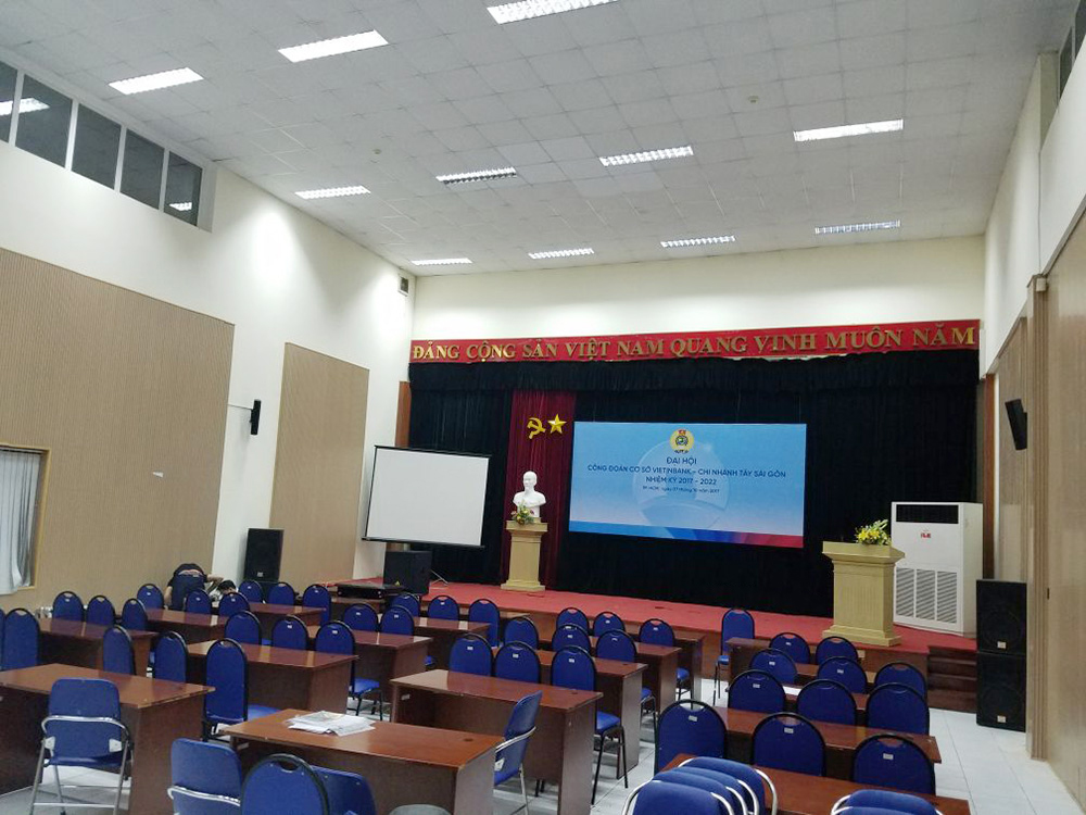 Hệ thống âm thanh loa phòng họp Hội trường VietinBank, Bình Tân