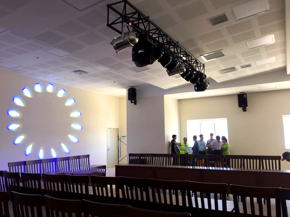 Âm thanh ánh sáng hội trường Yamaha tại Bệnh viện Bình Định