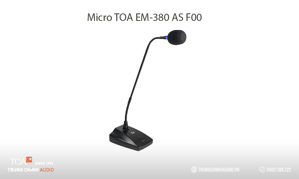 Micro cổ ngỗng TOA EM-380