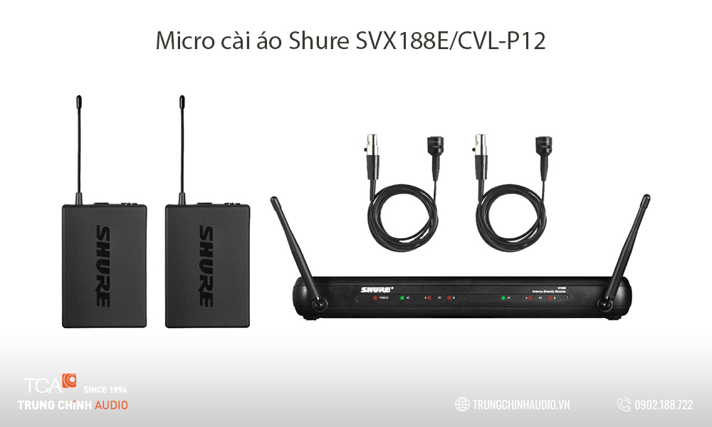 Micro Shure SVX188E/CVL-P12