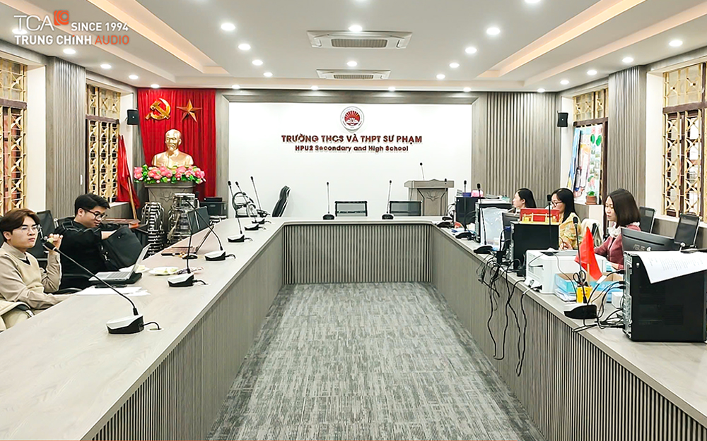 TCA – Trung Chính Audio lắp đặt hệ thống âm thanh phòng họp TOA TS-V90 cho ĐH Sư Phạm