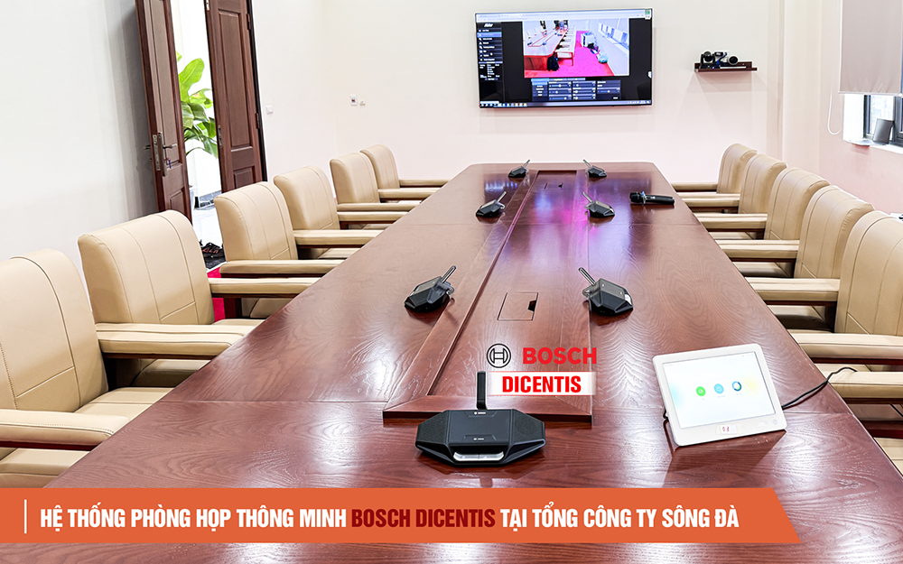 Bosch Dicentis kết hợp giải pháp hội thảo truyền hình trực tuyến