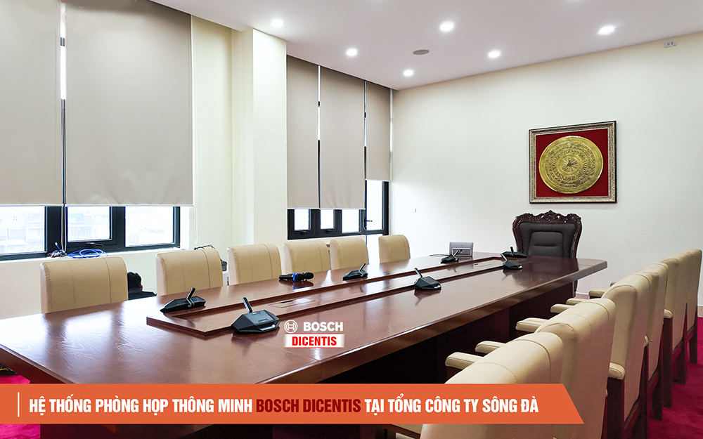 TCA - Trung Chính Audio lắp đặt hệ thống phòng họp thông minh Bosch Dicentis tại tổng công ty Sông Đà