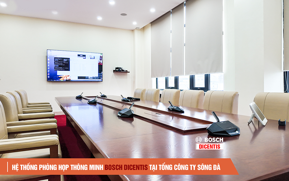 Hệ thống âm thanh hội thảo kỹ thuật số Bosch Dicentis