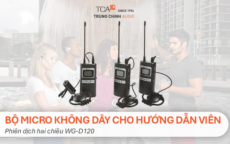 Micro không dây cho hướng dẫn viên TOA WG-D120