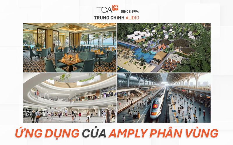 Ứng dụng của amply phân vùng