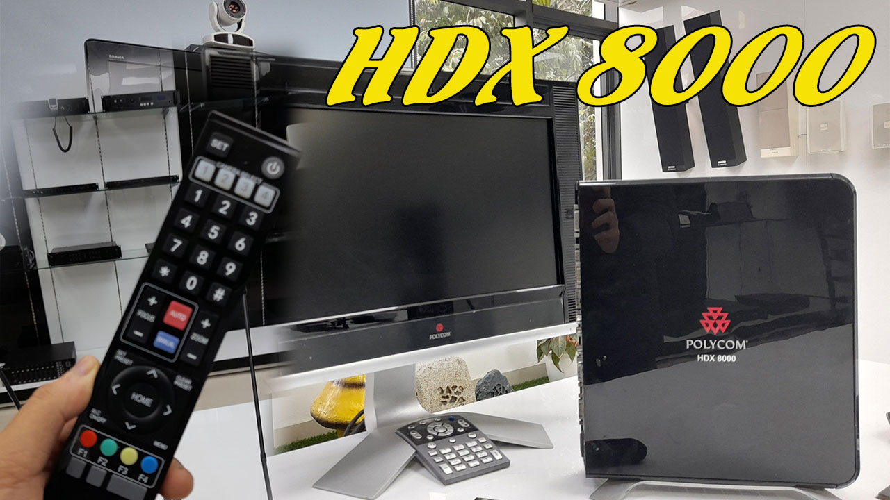 Polycom HDX 8000 | Màn hình thiết bị hội nghị trực tuyến