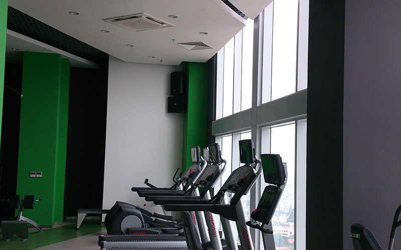 Loa treo tường GYM Fitness Phòng tập The Little Gym Mipec