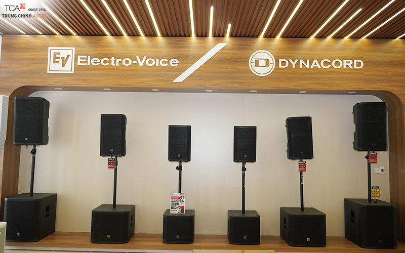 Sản phẩm loa Electro-Voice trưng bày tại TCA