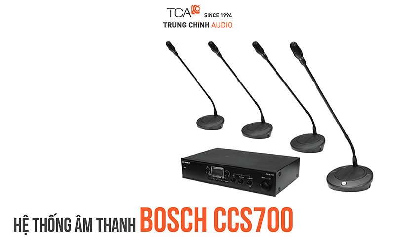 Hệ thống âm thanh phòng họp Bosch CCS700