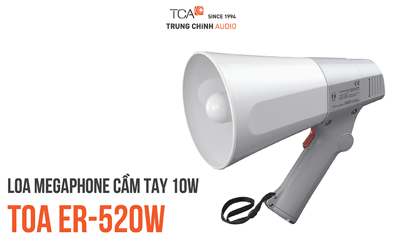 Loa megaphone cầm tay 10W TOA ER-520W