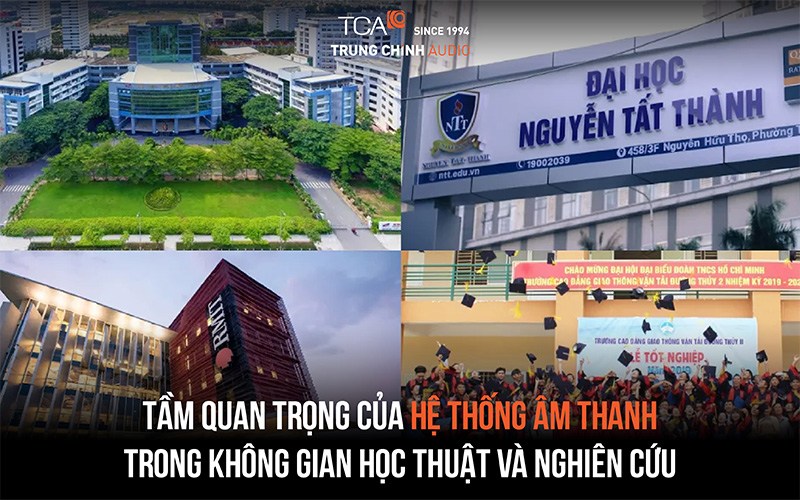 Tầm quan trọng của hệ thống âm thanh trong không gian học thuật và nghiên cứu