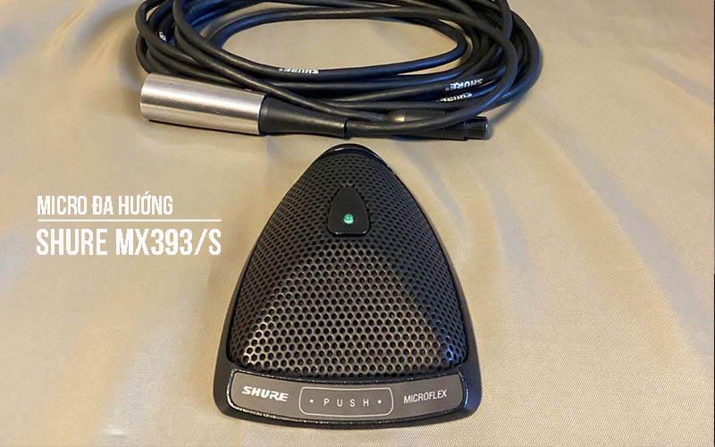 Micro đa hướng Shure MX393/S