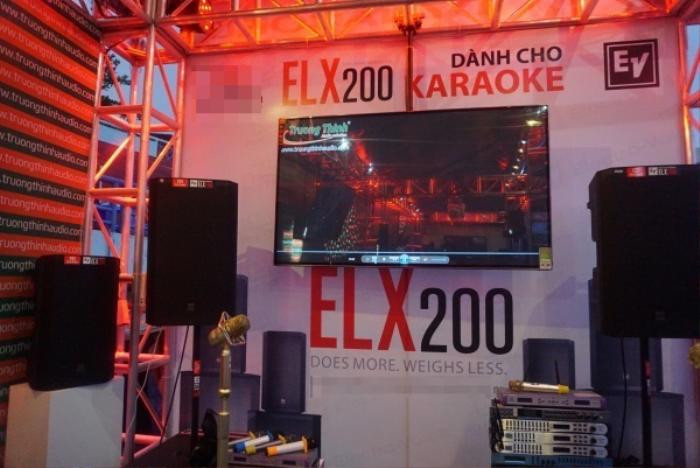 Bộ dàn karaoke với loa EV ELX200-12P