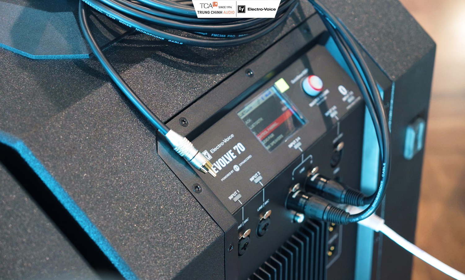 lắp đặt loa ev evolve 70