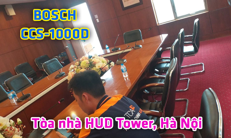 Hệ thống hội thảo Bosch CCS 1000D âm thanh hội nghị: HUD Tower, Hanoi