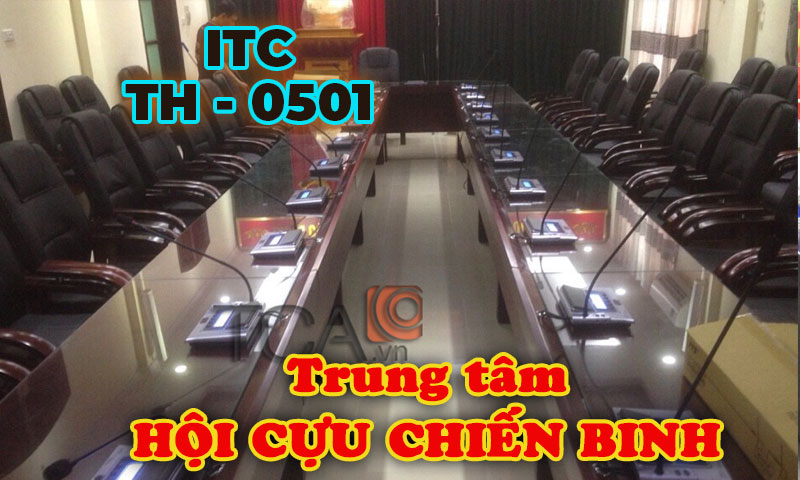 Hệ thống hội thảo ITC TH-0501 âm thanh phòng họp Trung tâm Cựu chiến binh