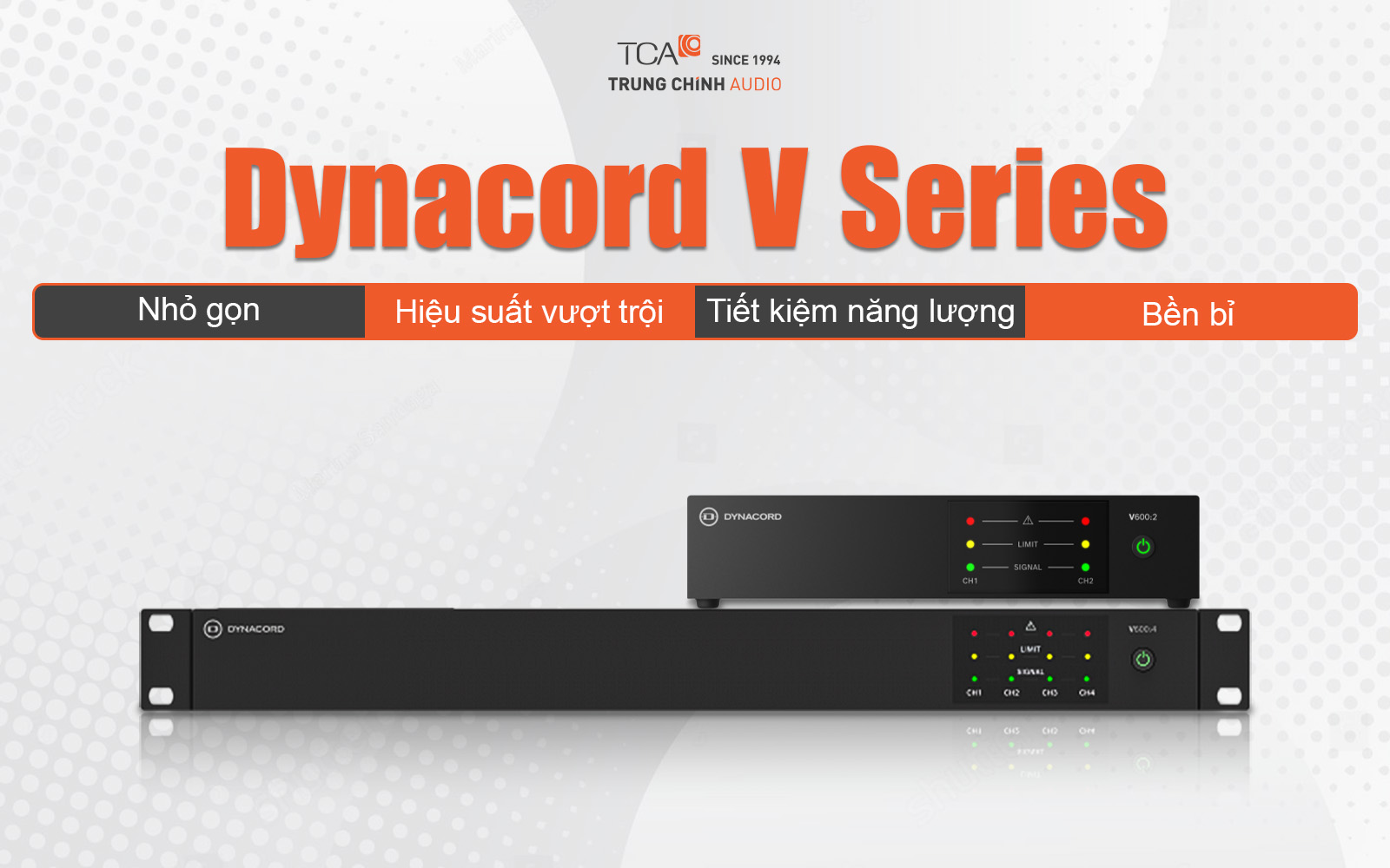 Đánh giá chất lượng ampli Dynacord V Series